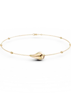 Bratara cu pandantive din aur galben