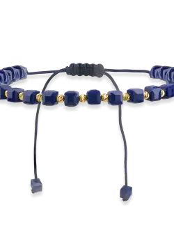 Bratara cu snur din aur galben