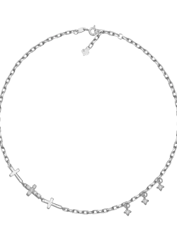 Bratara din aur alb de 18K cu diamante de 0.088ct