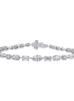 Bratara din aur alb de 18K cu diamante de 5.35ct