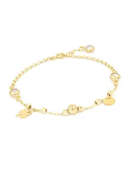 Bratara din aur galben de 14K