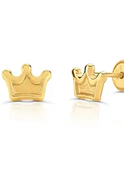 Cercei din aur 14K pentru copii Coroane