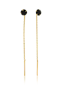 Cercei din aur galben