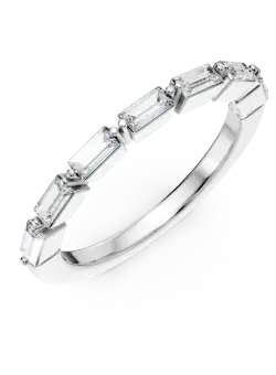 Inel Belle din aur alb cu diamante de 0.46ct create in laborator
