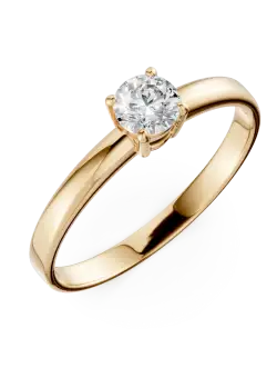 Inel de logodna din aur galben