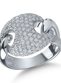 Inel din aur alb cu diamante de 1.44ct