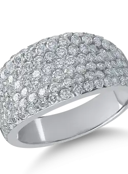 Inel din aur alb cu diamante de 1.94ct