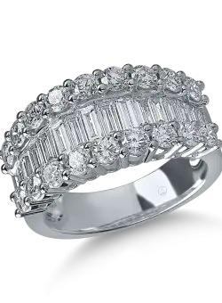 Inel din aur alb cu diamante de 2.64ct