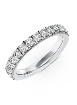Inel din aur alb de 18K cu diamante de 0.53ct
