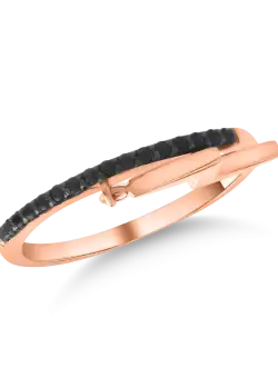 Inel din aur roz de 14K
