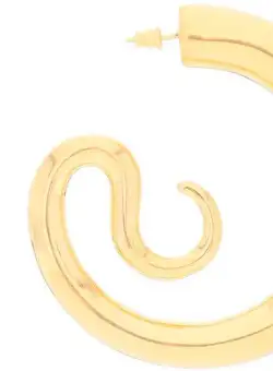 PANCONESI Extra Large Serpent Hoops Gold GOLD