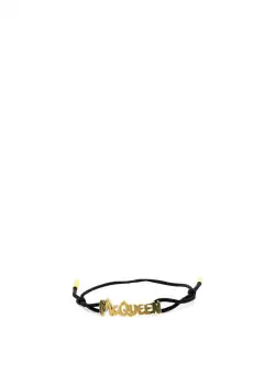 Alexander McQueen ALEXANDER MCQUEEN "Graffiti Cut" bracelet BLACK