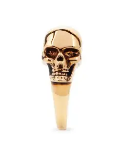 Alexander McQueen ALEXANDER MCQUEEN Skull ring Golden