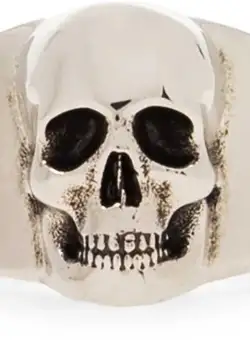 Alexander McQueen Skull Ring SILVER