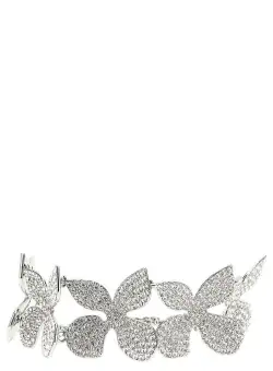 AREA AREA 'Butterfly Crystal' necklace SILVER