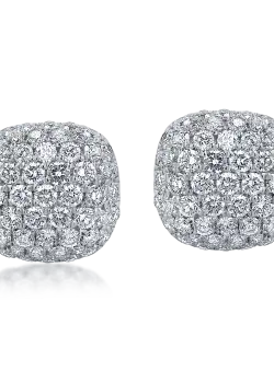 Cercei din aur alb cu diamante de 1.68ct
