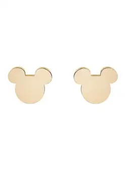 Cercei Disney Mickey Mouse simbol minimalist - Otel Medical Inoxidabil Auriu
