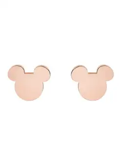 Cercei Disney Mickey Mouse simbol minimalist - Otel Medical Inoxidabil Rose