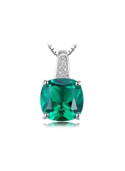 Colier din argint Perfect Emerald
