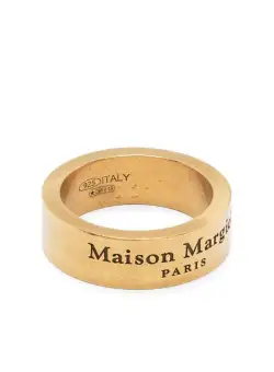 Maison Margiela MAISON MARGIELA Logo engraved ring Golden