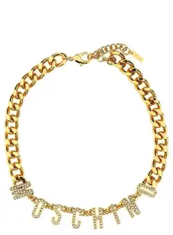 Moschino MOSCHINO Logo necklace GOLD