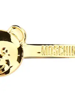 Moschino Teddy Bear Hair Pin GOLD