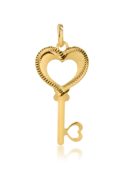 Pandantiv cheita din aur galben