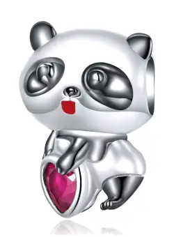 Talisman din argint Cute Girl Panda