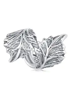 Talisman din argint Silvery Leaves