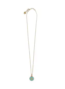 Versace VERSACE Medusa torquoise necklace GOLD/TORQUISE