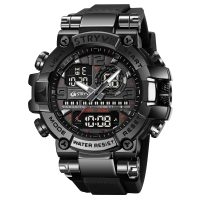 Ceas barbatesc de mana Stryve Digital Analog Militar 5 ATM Fashion Sport Negru